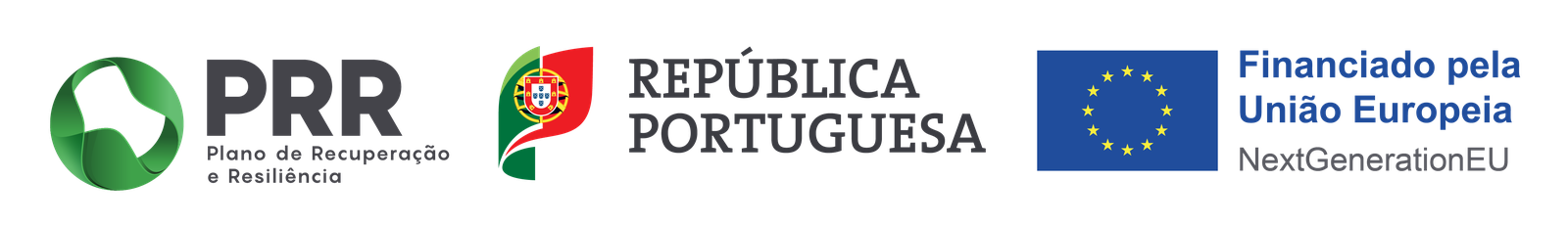 Financiado pelo PRR — Plano de Recuperação e Resiliência · República Portuguesa · Financiado pela União Europeia NextGenerationEU